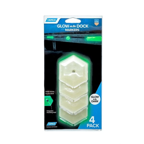 Glow in the dark Pontoon markers (Hex 4 pk)