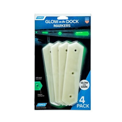 Glow in the dark Pontoon markers (Elongated Hex 4 pk)