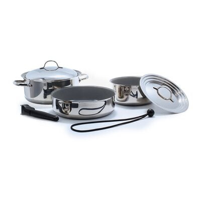 Ceramic Cookware, 7 pc. Nesting Set