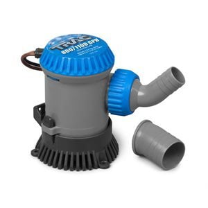 Bilge Pump, 800/1100GPH, 3/4" & 1-1/8" Outlets